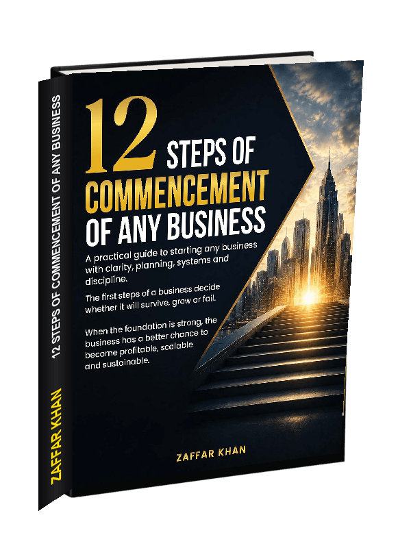 12 Steps of Commencement of Any Business book