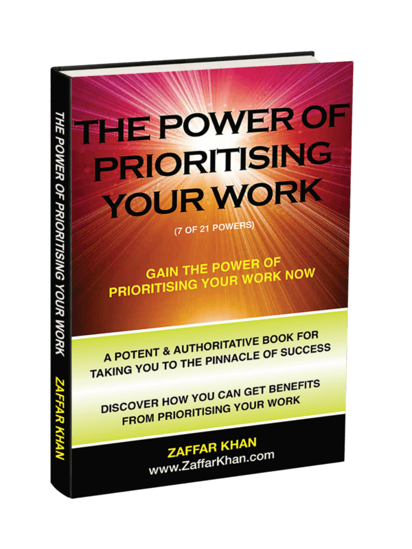 The Power of Prioritising Your Work book